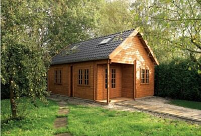 Blokhut recreatiewoning Valencia Lugarde
