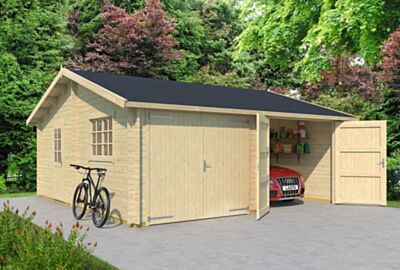Garage Falkland sfeer onbehandeld