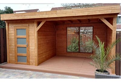 Hillhout tuinhuis Zwaluw 3m 