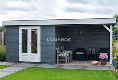 Lugarde tuinhuis PR11 - 240x600cm - 28mm