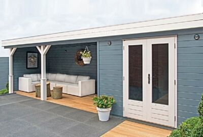 Lugarde tuinhuis PR33 - 240x840cm - 44mm