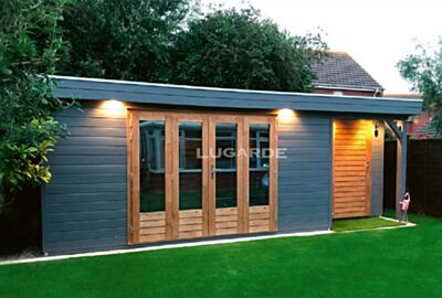Lugarde tuinhuis PR52 met platdak