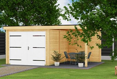 Woodpro houten garage 90007 Deblokhut.nl