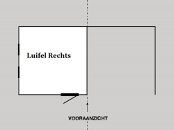 2-optie gespiegelde uitvoering luifel rechts