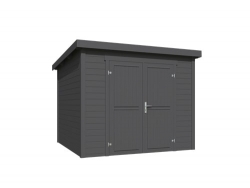 8711615182846-1060187-Tuinhuis-Blokhut-Mila 250x250 Carbon Grey